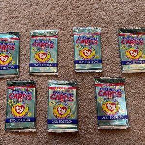 Official Ty Beanie Babies Collectors's Cards Series III 2nd Edition, 7pks new